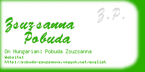 zsuzsanna pobuda business card